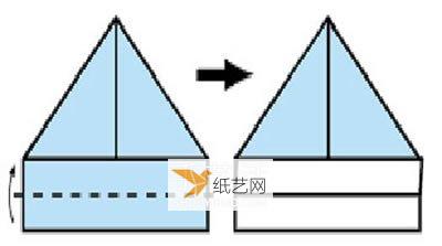 简单又漂亮三角帽的具体折法图解