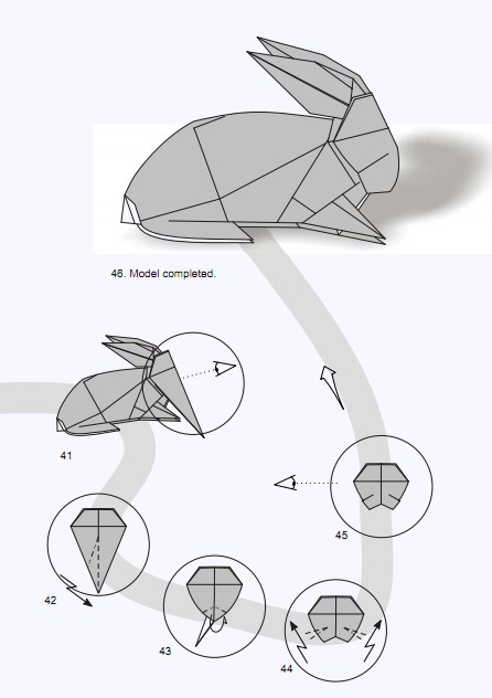 折纸兔子的折法学习就在神谷哲史折纸图纸教程