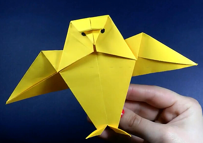 折纸猫头鹰儿童折纸手工视频制作教程