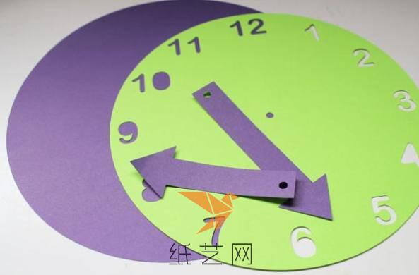 儿童手工钟表制作教程