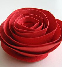 折纸玫瑰花的简单叠法教你最简单的卷纸玫瑰花怎么做