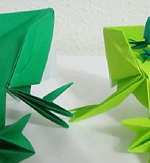 手工折纸青蛙折法教程教你如何制作折纸青蛙