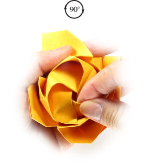 从折纸玫瑰花的折法图解教程更好的理解一些经典的折叠过程是如何进行的