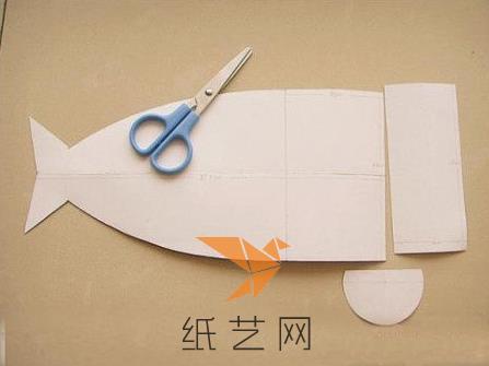 小鲤鱼卡纸手工制作图片